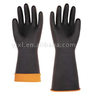  Heavy-Duty Industrial Latex Gloves (Smooth Face) (Heavy-Duty Industrial Gants en latex (Smooth Face))