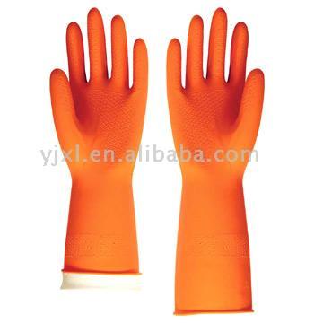  Colorful Household Latex Gloves (Colorful ménage Gants en latex)