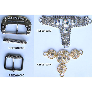  Rhinestone Buckle & Chain (Rhinestone пряжка & Chain)