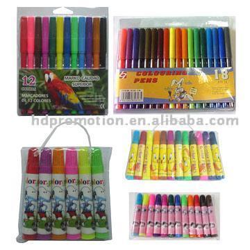  Fiber Felt Pens (Water Color Pens)