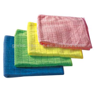  Checked Weftknitting Towel ( Checked Weftknitting Towel)