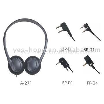 Kunststoff-Overhead Airline Headset (Kunststoff-Overhead Airline Headset)