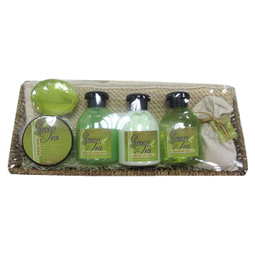  Bath Gift Set (Green Tea 2) (Ванная Gift Set (зеленый чай 2))