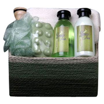  Bath Gift Set (Green Tea 1) (Ванная Gift Set (зеленый чай 1))