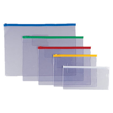  PVC Transparent Zipper File Bag ( PVC Transparent Zipper File Bag)