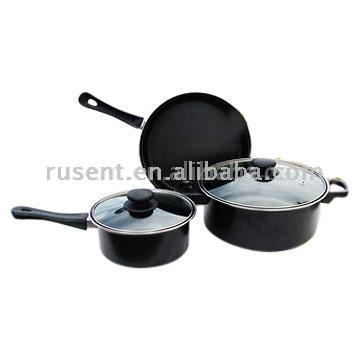  5pc Non-Stick Cookware Set (Stock) (5pc ustensiles antiadhésifs Set (Stock))
