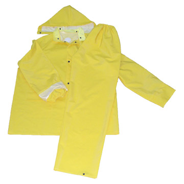  Polyester / PVC Rain Suit (Polyester / imperméable non)