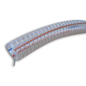 PVC-Anti-Static Steel Wire Reinforced Hose (PVC-Anti-Static Steel Wire Reinforced Hose)