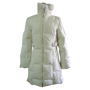  Ladies` 100% Polyester Down Padding Jacket (100% женский полиэстер Down Прокладки Куртка)