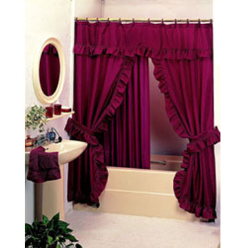  Double Swags Shower Curtain ( Double Swags Shower Curtain)