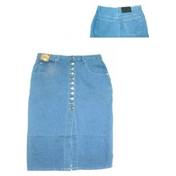  Stock Ladies` Jeans Skirts (Stock Ladies `Jeans Jupes)