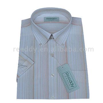 Men`s Short Sleeve Dress Shirt (Men`s Short Sleeve Dress Shirt)