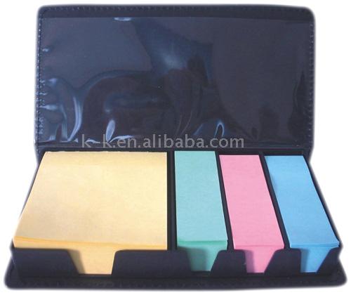  Sticky Note with Leather Box ( Sticky Note with Leather Box)