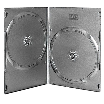  7mm Double Black Long DVD Case (7mm Long Double Bl k DVD Case)