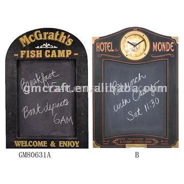  Wooden Sign / Blackboard (Wooden Signe / Blackboard)