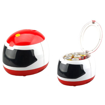  Helmet Shape Mini Fridge (Casque Forme Mini Frigo)