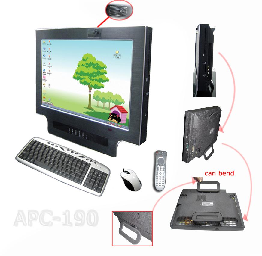  19 inch All in One LCD PC with TV
