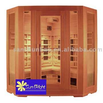  Infrared Sauna Cabin (3 - 4 Persons) (Sauna cabine infrarouge (3 - 4 personnes))