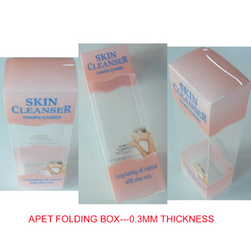  APET Folding Box for Cosmetics ( APET Folding Box for Cosmetics)