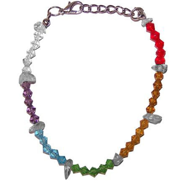  Chakra Crystal Chip Bracelet ( Chakra Crystal Chip Bracelet)