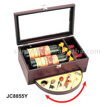  5pc Wine Accessory Set with Drawer Style ( 5pc Wine Accessory Set with Drawer Style)