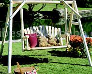  3-Seat Wooden Swing Chair, Wooden Furniture (HL-6312) (3-Siège balançoire en bois, meubles en bois (HL-6312))