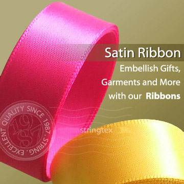  100% Polyester Single-Faced Satin Ribbon (100% polyester simple face Ruban satin)