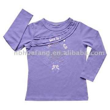  Girls Long Sleeve T-Shirt ( Girls Long Sleeve T-Shirt)