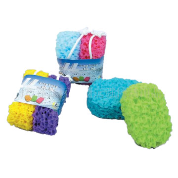  Bathing Cellulose Sponges