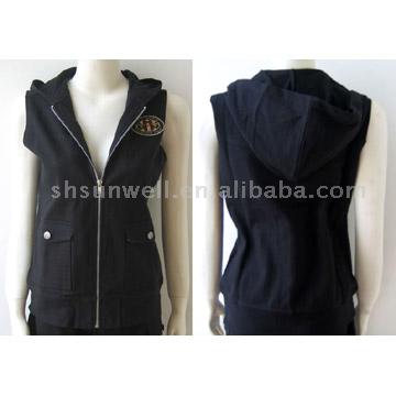  Ladies` Sleeveless Jacket