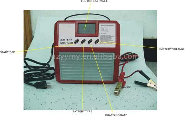  6V/12V Intelligent Charger (YY-809-001) (6V/12V Интеллектуальное зарядное устройство (ГГ-809-001))