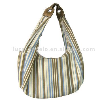  Strip Canvas Hobo Tote (Газ Холст Hobo Tote)