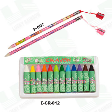  12pc Rocket Crayon Set