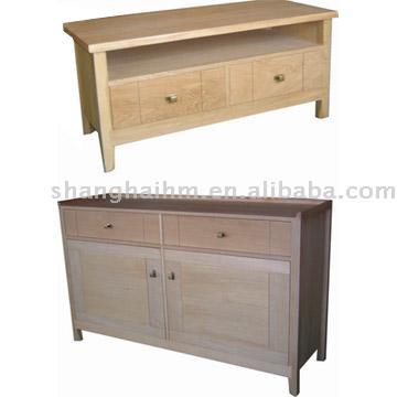  Oak Sideboard and TV Unit (Дуб буфет и телевизор группы)