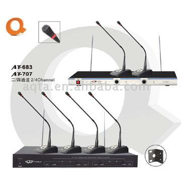  2/4ch VHF Wireless Conference Microphone (2/4ch VHF Wireless Microphone de conférence)