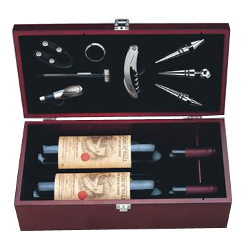  Wooden Wine Set ( Wooden Wine Set)