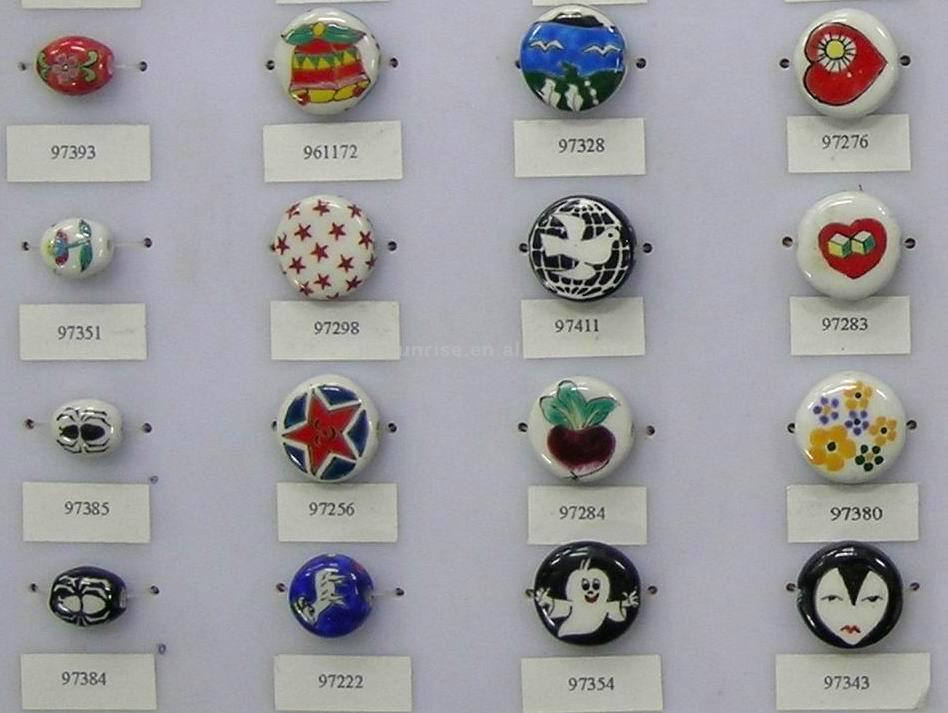  Famille Porcelain Beads (Show Board-07AB-3) (Famille Фарфоровые бусы (Показать совет-07AB-3))
