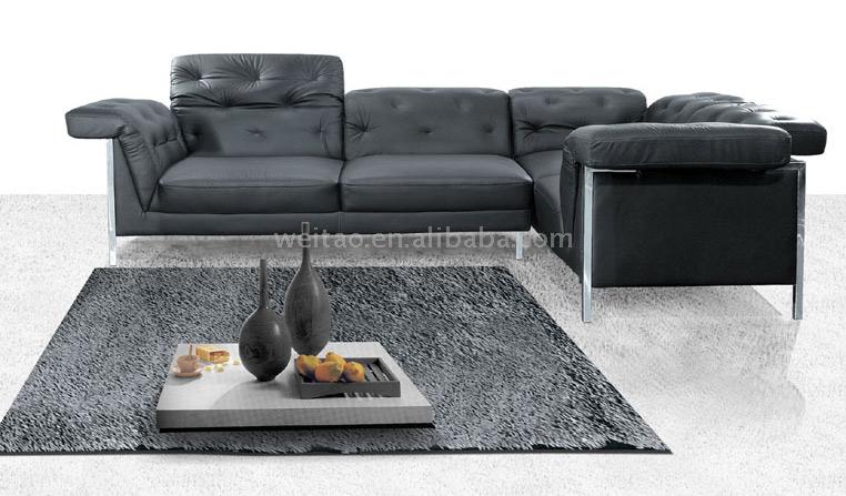  BS076B Leather Sofa (BS076B Leather Sofa)