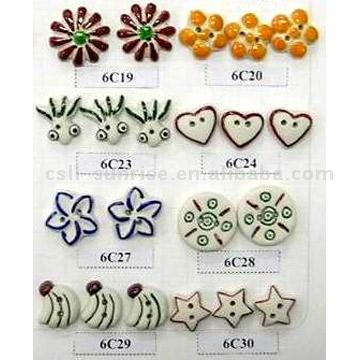  Ceramic Button (Show Board-4) (Ceramic Button (Voir conseil-4))