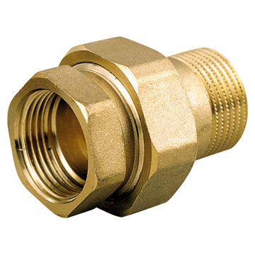  Brass Radiator Straight Connector (Латунные радиаторы соединитель прямой)