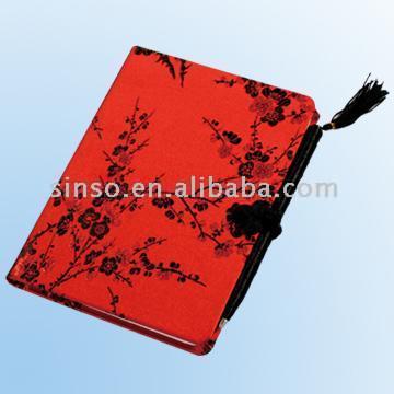  Fabric Cover Notebook with Ball Pen ( Fabric Cover Notebook with Ball Pen)