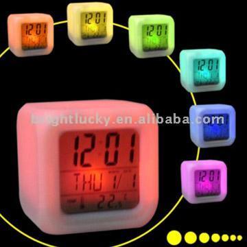  7 Colors Flashing Clock, Calendar and Timer ( 7 Colors Flashing Clock, Calendar and Timer)