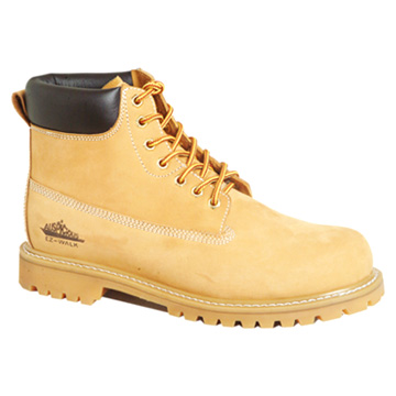  Wheat Nubuck Steel Toe Boots (Wheat Nubuck Steel Toe Boots)