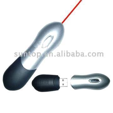  USB Flash Driver with Laser Point (USB Flash Driver с точки лазерного света)