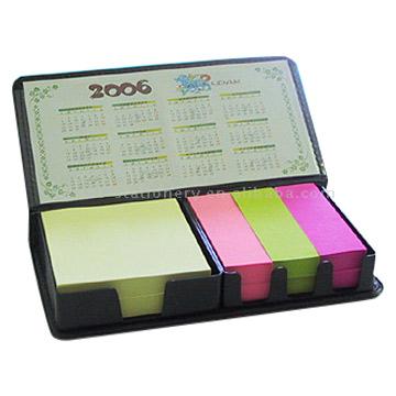  Sticky Note with Leather Box ( Sticky Note with Leather Box)