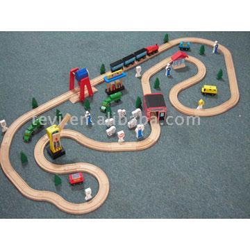  Wooden Railway Set (Wooden Railway Set)