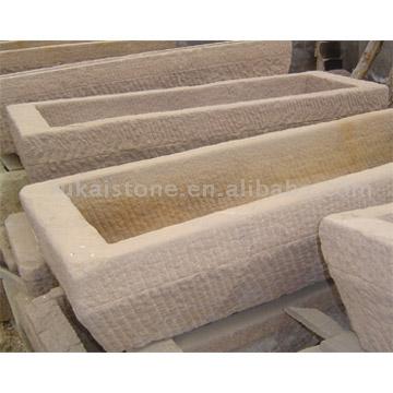  Antique Stone Trough (Antique Stone Trough)