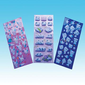  Puffy Self-Adhesive Stickers (Puffy auto-adhésifs autocollants)