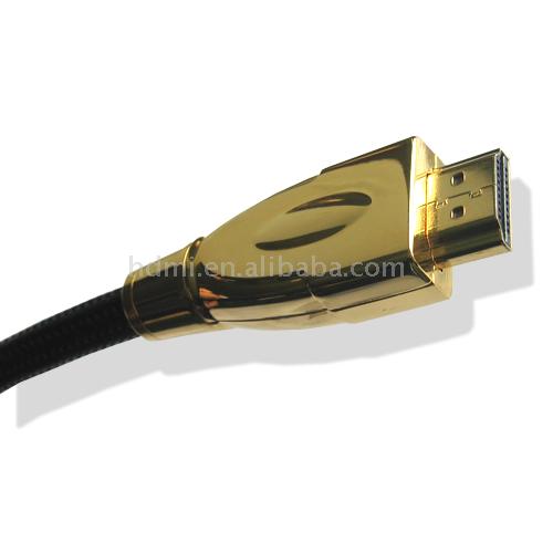  HDMI-HDMI HDMI A to HDMI A Cable with Metal Shell (HDMI-HDMI HDMI A vers HDMI d`un câble à Metal Shell)