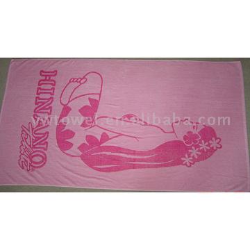  100% Cotton Jacquard Beach Towel (100% хлопок жаккард Пляжное полотенце)